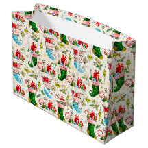 Medias de Navidad Vintage Retro