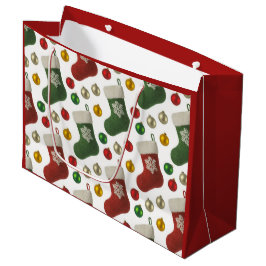 Bolsa De Regalo Grande Medias de Santa
