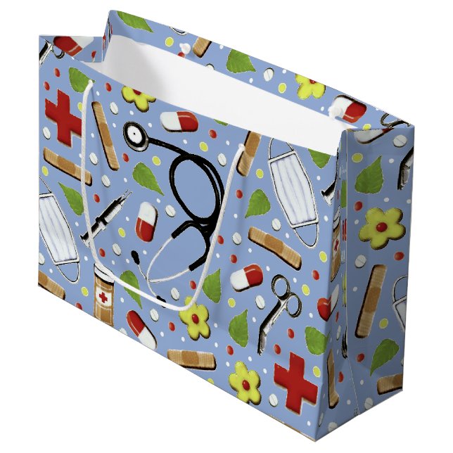 Bolsa De Regalo Grande Médica (Angulo Anverso)