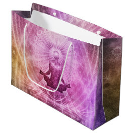 Bolsa De Regalo Grande Meditación espiritual del yoga Zen Colorful