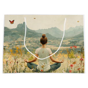Bolsa De Regalo Grande Meditación Serena al Amanecer (6)