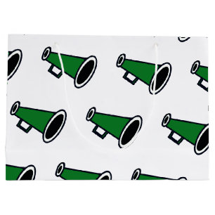 Bolsa De Regalo Grande Megáfono verde