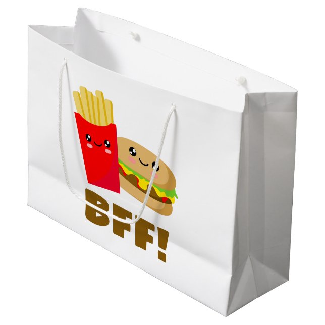 Bolsa De Regalo Grande Mejor Amigos para siempre (Angulo Anverso)