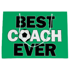 Bolsa De Regalo Grande Mejor entrenador Fiesta deportivo de entrenador de