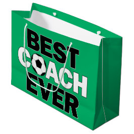 Bolsa De Regalo Grande Mejor entrenador Fiesta deportivo de entrenador de
