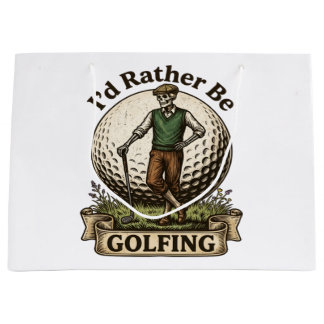 Bolsa De Regalo Grande Mejor estaría jugando golf