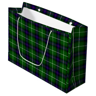 Bolsa De Regalo Grande Melocotonería azul tartán de MacDonald
