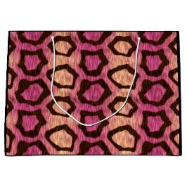 Bolsa De Regalo Grande Meow Pink Wild Kitty Guay