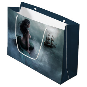 Bolsa De Regalo Grande Mercadería y Barco Pirata