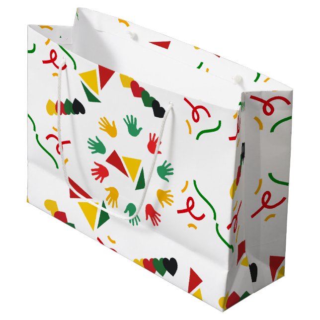 Bolsa De Regalo Grande Mes de historia negra (Angulo Anverso)