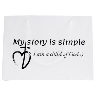 Bolsa De Regalo Grande Mi historia es simple