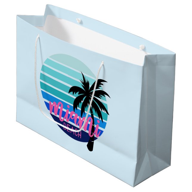 Bolsa De Regalo Grande Miami Beach (Angulo Anverso)
