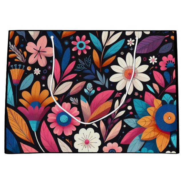 Bolsa De Regalo Grande Midnight Garden (Anverso)