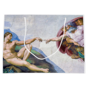 Bolsa De Regalo Grande Miguel Ángel - Creación de Adam aislado