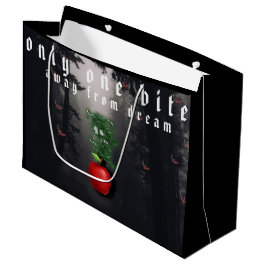 Bolsa De Regalo Grande Mikitiez calavera roja veneno de manzana tóxica ve