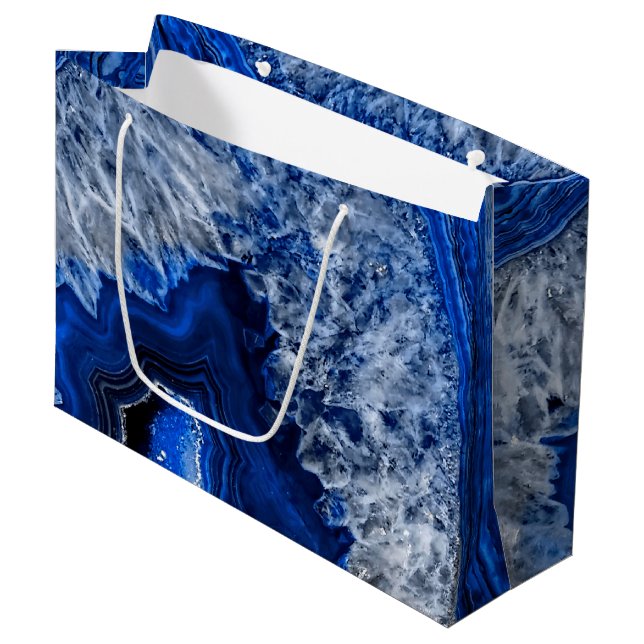 Bolsa De Regalo Grande Mineral Quartz Gemstone (Angulo Anverso)