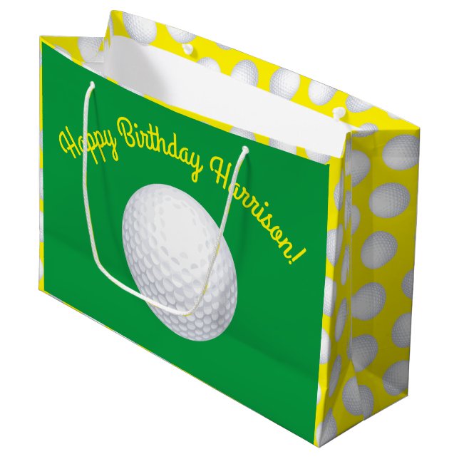 Bolsa De Regalo Grande Mini Golf Balls Fiesta de cumpleaños Niños Deporte (Angulo Anverso)