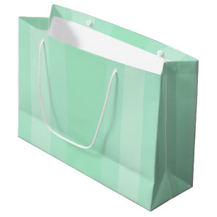 Bolsa De Regalo Grande Mint Green Color Moderno Elegante Plantilla De Mod