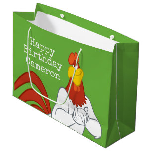 Bolsa De Regalo Grande Mirada fija dañosa de la Leghorn el   de la siren