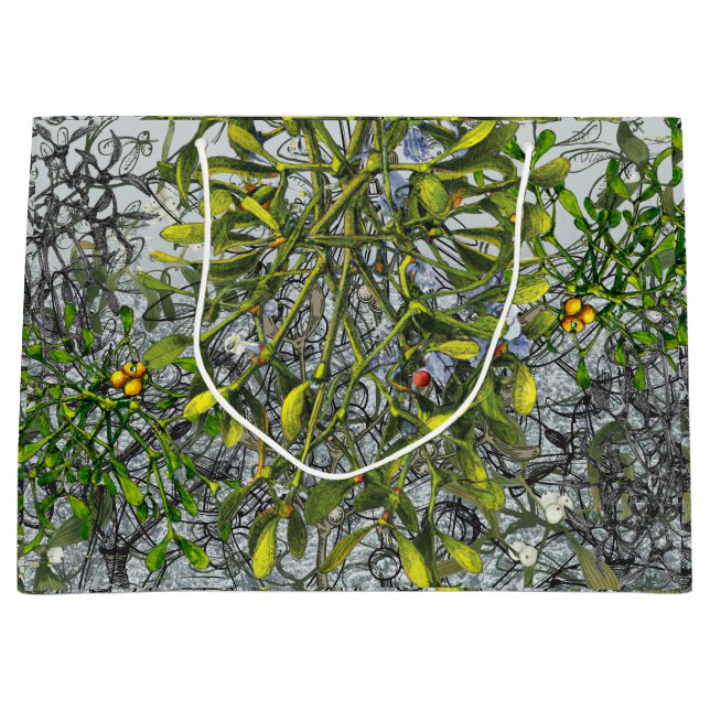 Bolsa De Regalo Grande Mistletoe (Anverso)