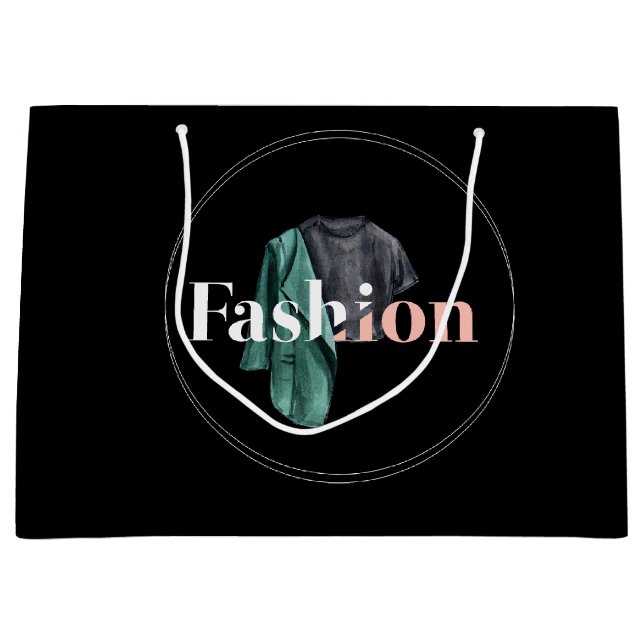 Bolsa De Regalo Grande Moda acuarela (Anverso)