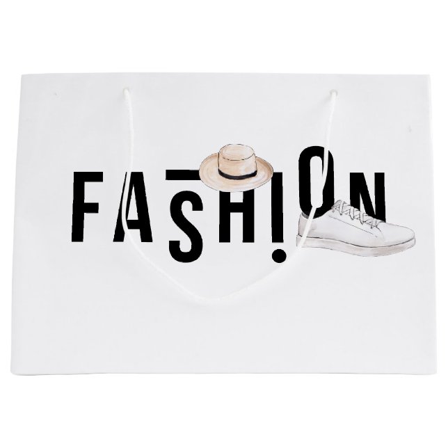 Bolsa De Regalo Grande Moda acuarela (Anverso)