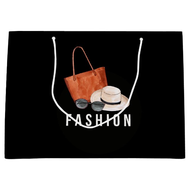 Bolsa De Regalo Grande Moda acuarela (Anverso)