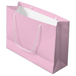 Bolsa De Regalo Grande moda elegante de color rosa claro minimalista