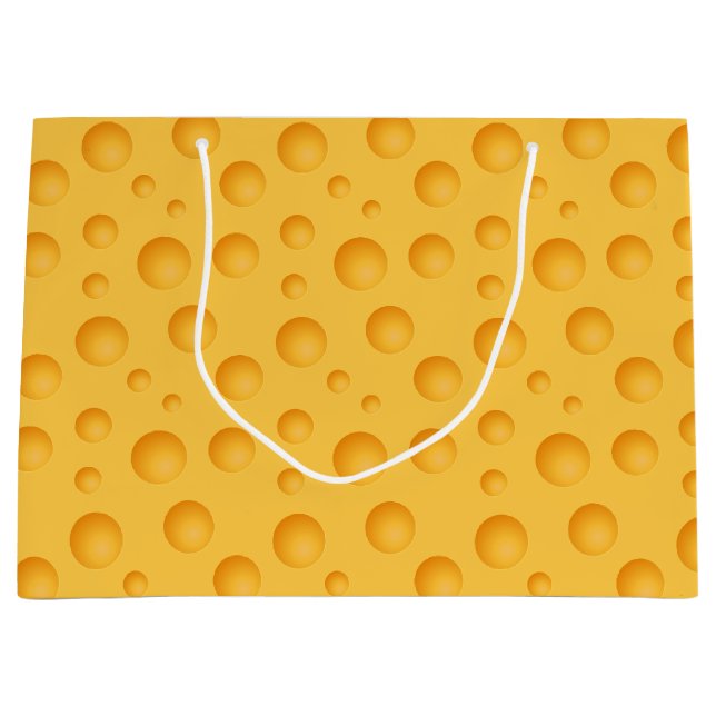 Bolsa De Regalo Grande Modelo amarillo del queso (Anverso)