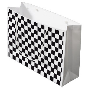 Bolsa De Regalo Grande Modelo de las carreras de coches/del ajedrez + su