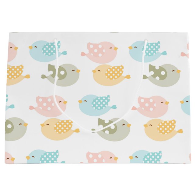 Bolsa De Regalo Grande Modelo del pájaro de los niños infantiles del bebé (Anverso)