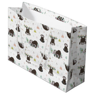 Bolsa De Regalo Grande Modelo dulce soñoliento de la pereza