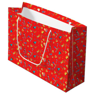 Bolsa De Regalo Grande Modelo feliz del rojo de los regalos del fiesta de