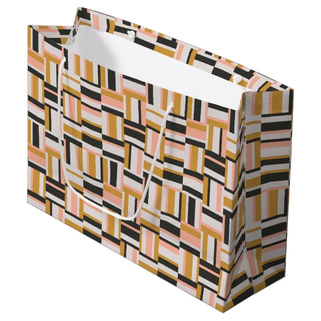 Bolsa De Regalo Grande Modelo geométrico de la forma (Angulo Anverso)