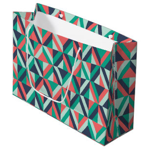 Bolsa De Regalo Grande Modelo geométrico moderno de los mediados de sigl