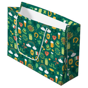 Bolsa De Regalo Grande Modelo irlandés lindo del icono