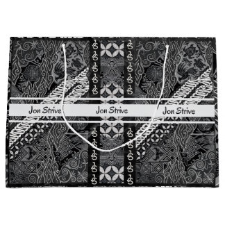 Bolsa De Regalo Grande Modern BATIK Pattern
