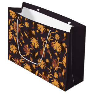 Bolsa De Regalo Grande Modernas y elegantes decoradoras Naranja amarillo