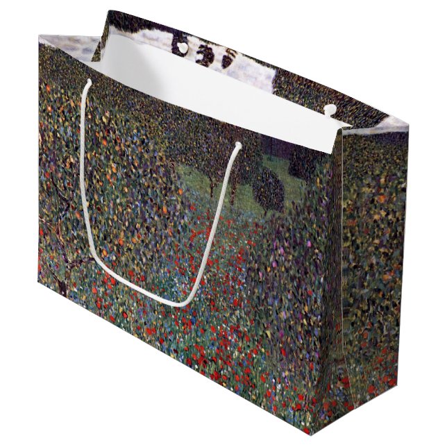Bolsa De Regalo Grande Mohnfeld, Gustav Klimt (Angulo Anverso)