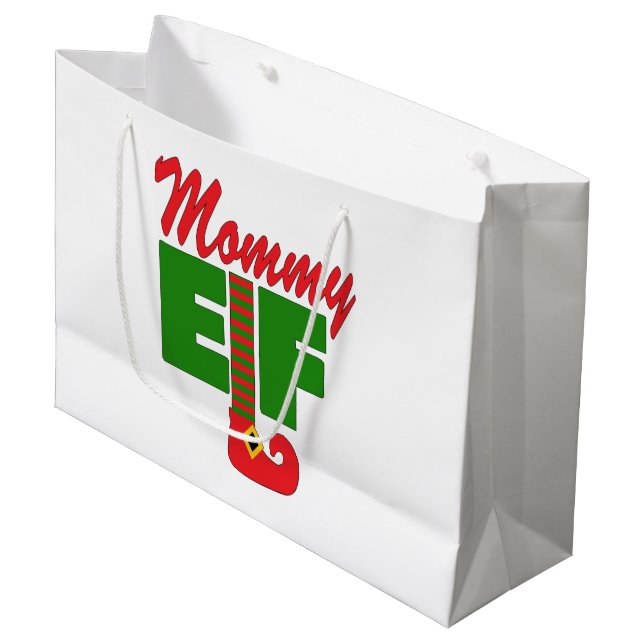 Bolsa De Regalo Grande Mommy Elf (Angulo Anverso)
