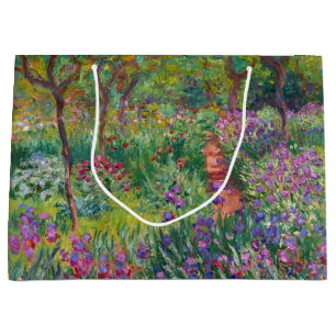 Bolsa De Regalo Grande Monet "The Iris Garden at Giverny"