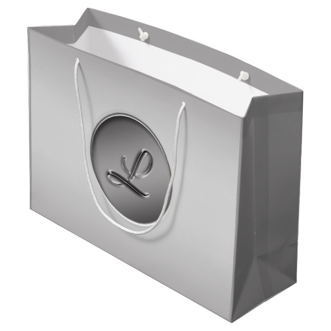 Bolsa De Regalo Grande Monograma "Letra L" (Angulo reverso)