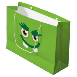 Bolsa De Regalo Grande Monstruo verde
