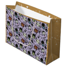 Bolsa De Regalo Grande Monstruos Universales- Morado