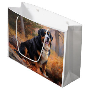 Bolsa De Regalo Grande Montaña de Berna en Otoño Hojas Caídas Inspiran