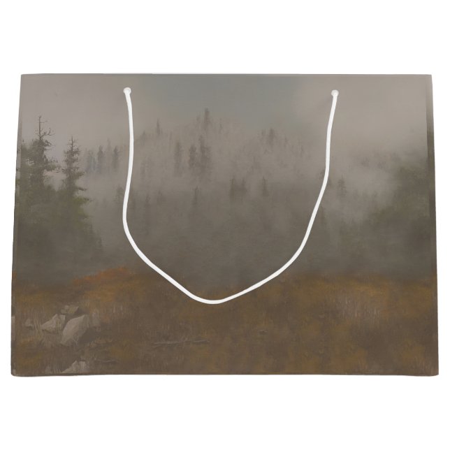 Bolsa De Regalo Grande "Montaña de la Mañana" (Anverso)