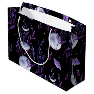 Bolsa De Regalo Grande Moon and Purple Moth