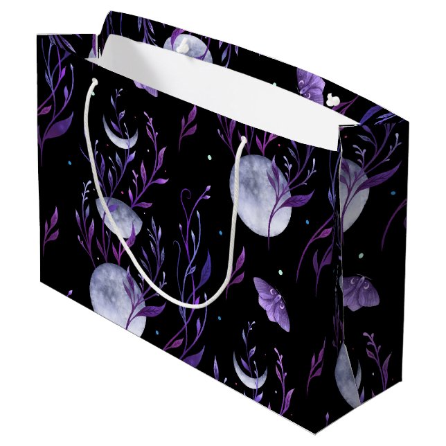Bolsa De Regalo Grande Moon and Purple Moth (Angulo reverso)