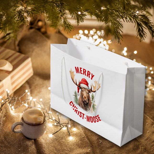 Bolsa De Regalo Grande Moose, Navidades divertidos y divertidos de Feliz  (Subido por el creador)