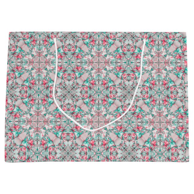 Bolsa De Regalo Grande Mosaico de Encaje Celestial (Anverso)